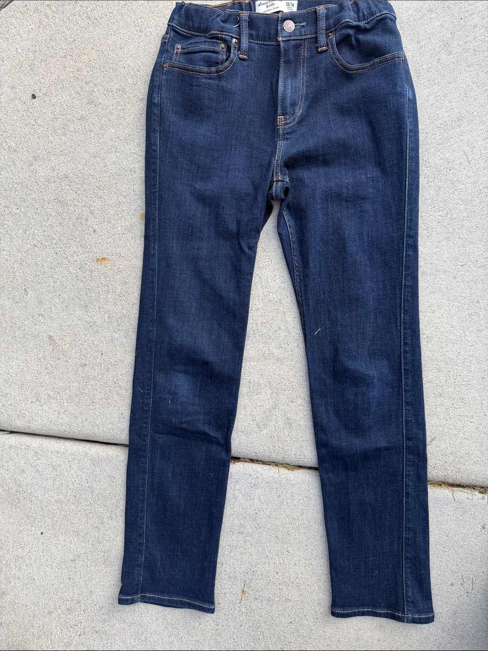 abercrombie kids Dark Blue Slim Jeans